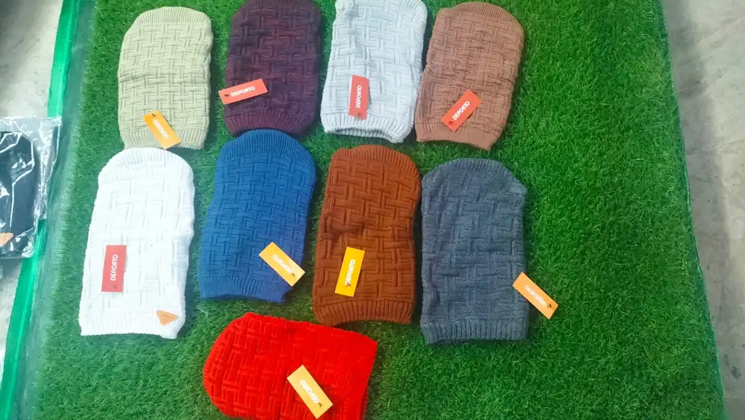 Woolen cap baine cap for men and women winter wear topi sardi  uploaded by business on 8/7/2023