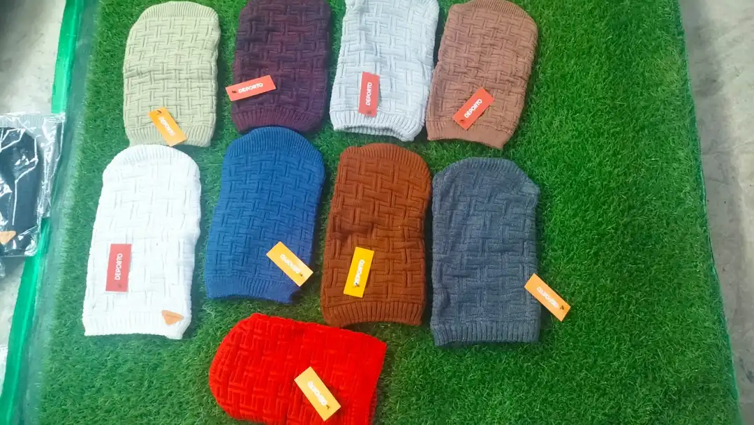 Woolen cap baine cap for men and women winter wear topi sardi  uploaded by Neelam exports on 8/7/2023