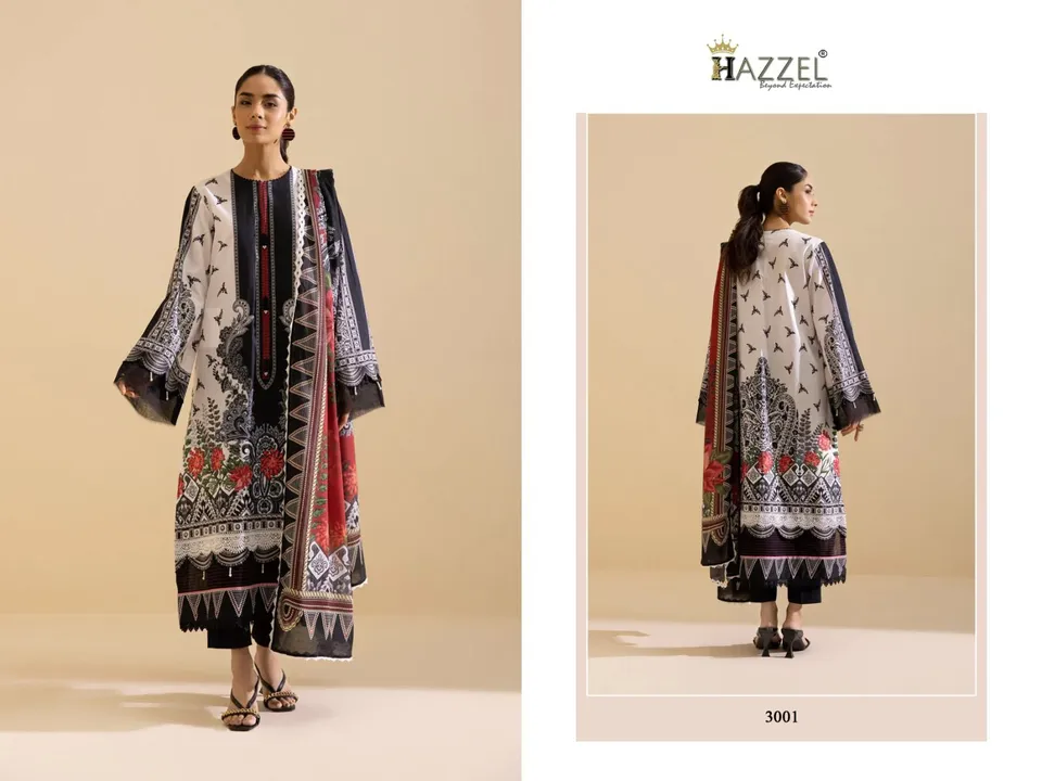 Lawn cotton Pakistani sLawn cotton Pakistani suit  uploaded by MAAJISA FASHION on 8/7/2023