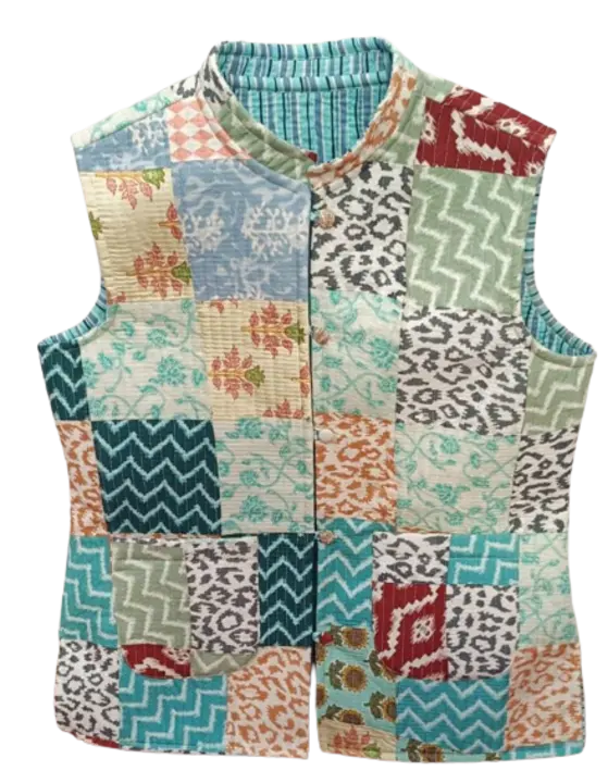 Cotton quilted  sleeveless jacket  uploaded by Radha shree creation on 8/7/2023
