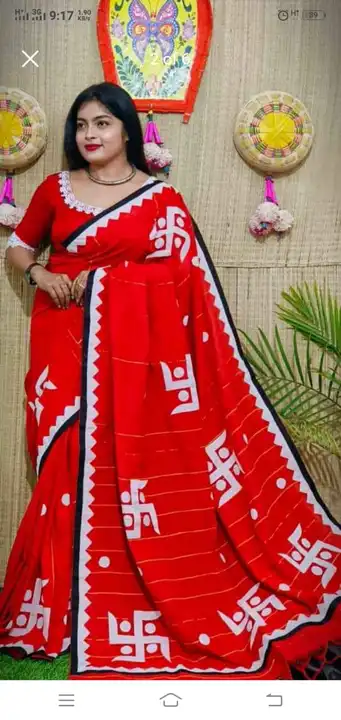 Swastik saree  uploaded by business on 8/7/2023