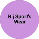 Business logo of R.j sport's wear