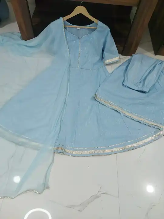 Kurti with dupatta and salwar  uploaded by Rohit creation on 8/7/2023