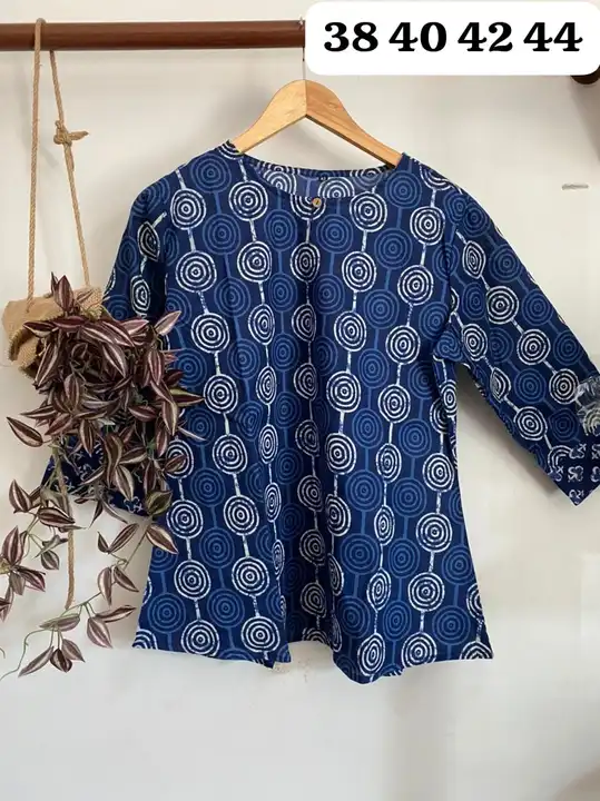 Hend block printed cotton Tops  uploaded by NR Collection on 8/7/2023