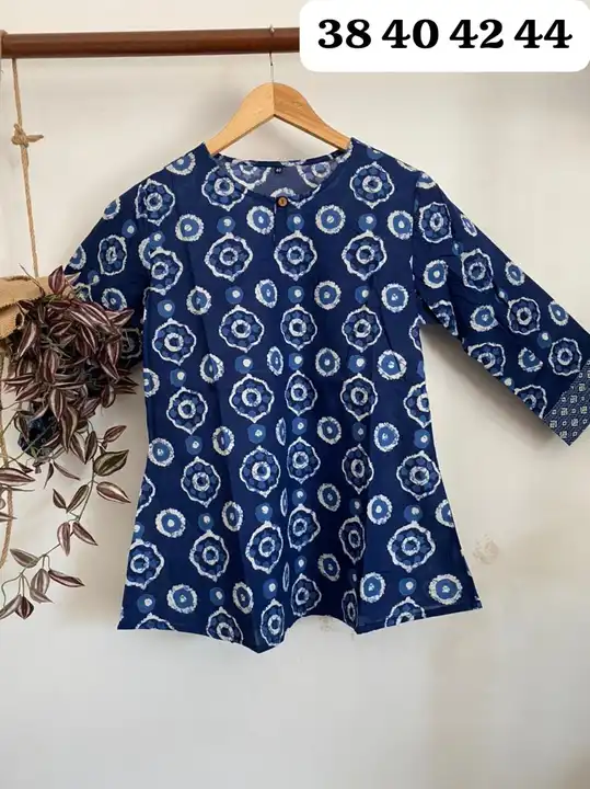 Hend block printed cotton Tops  uploaded by NR Collection on 8/7/2023