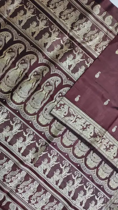 Baluchari sarees.
Material silk with bp.
With silkmark. uploaded by Baluchari protisthan on 8/7/2023