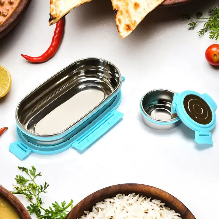 GANESH STAINLESS STEEL LUNCH BOX & SMALL CONTAINER ( SET OF 2 PCS )

 uploaded by FASHION FOLDER on 8/7/2023