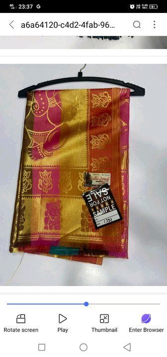 Ganpati shawls uploaded by business on 8/7/2023