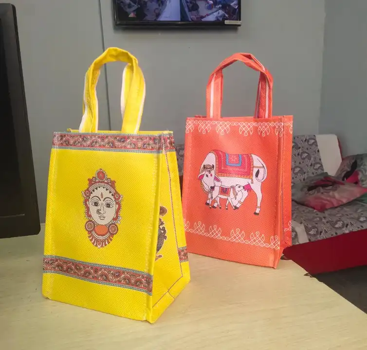 Non-woven bags uploaded by Aakruthi creations on 8/7/2023