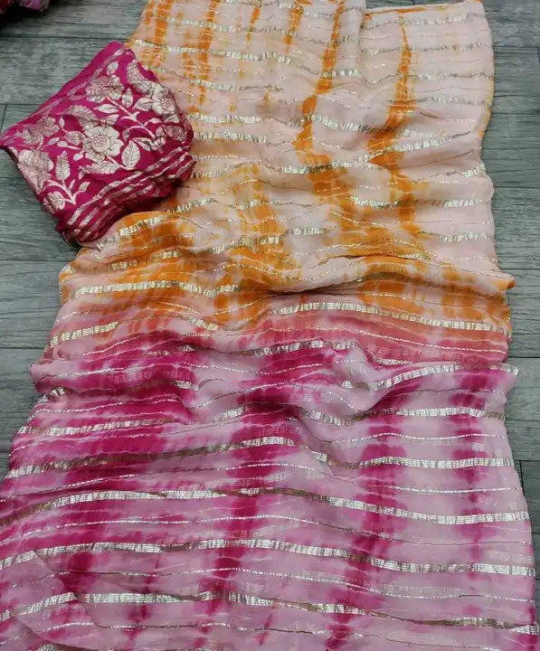 🕉️🕉️🕉️🔱🔱🔱🕉️🕉️🕉️

     New launching
       
Sebori rangoli havi zari blouse

👉 pure jhorjt uploaded by Gotapatti manufacturer on 8/8/2023