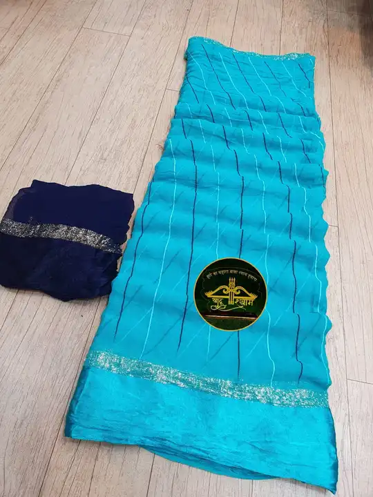 beautiful colour combination saree for all ladies 

👉keep shopping with us

🥰🥰Original product🥰 uploaded by Gotapatti manufacturer on 8/8/2023