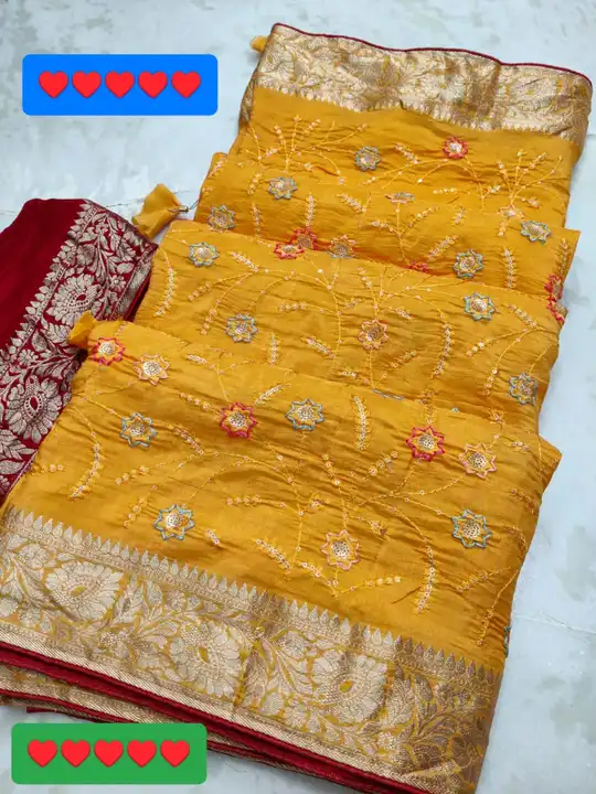 🥰🥰Original product🥰🥰


👉👉pure Munga Silk rich Pallu fabric with beautiful mx zari palu and bod uploaded by Gotapatti manufacturer on 8/8/2023