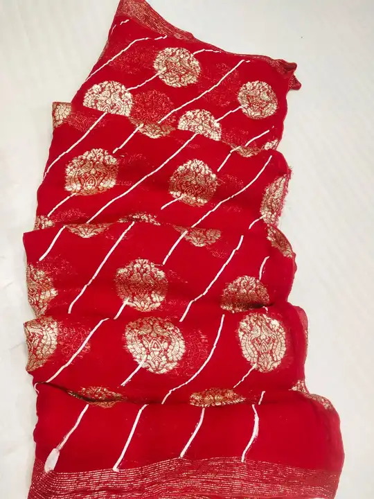 *🛍️🛒New Launch🛒🛍️😱😱😱😱😱😱*👉🏻super duper item 
👉🏻pure Jhorjhat fabric 
👉🏻 Jaipuri singa uploaded by Gotapatti manufacturer on 8/8/2023