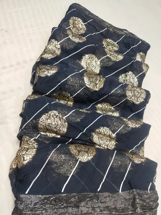 *🛍️🛒New Launch🛒🛍️😱😱😱😱😱😱*👉🏻super duper item 
👉🏻pure Jhorjhat fabric 
👉🏻 Jaipuri singa uploaded by Gotapatti manufacturer on 8/8/2023