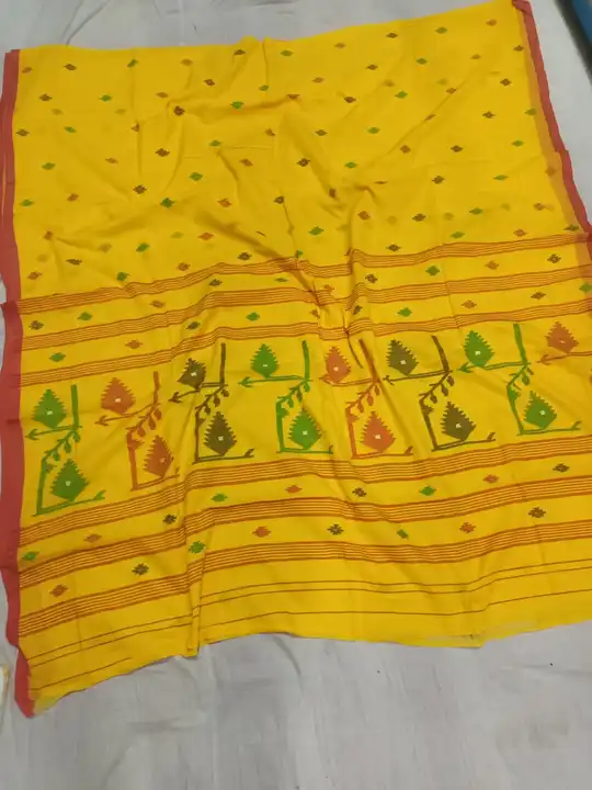 Pure Cotton By Cotton Jamdhani Saree
 uploaded by BD Textile on 8/8/2023