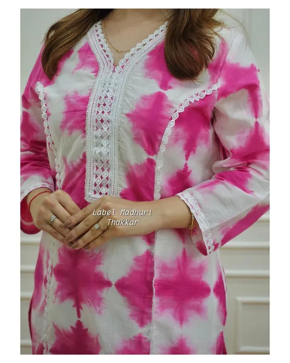 KURTA WITH PAINT  uploaded by Shree shyam fashion on 8/8/2023