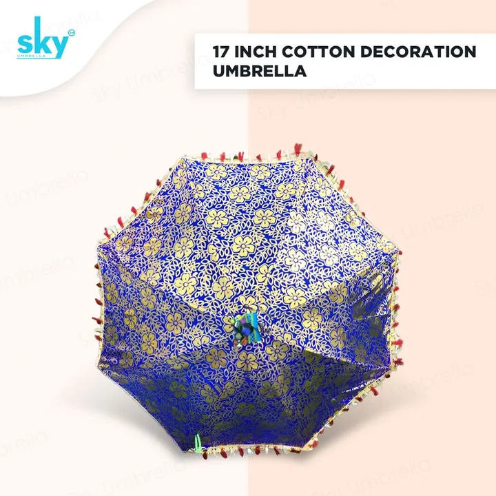 17inch cotton decoration umbrella  uploaded by Classic International  on 8/8/2023