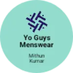Business logo of Yo guys menswear based out of Surendra Nagar