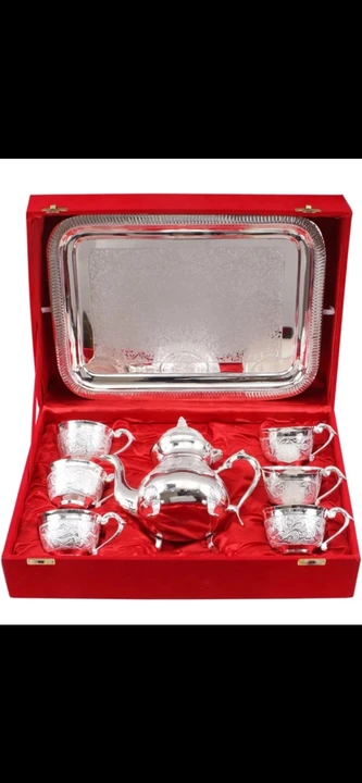 German Silver kettle With Cup & Tray uploaded by business on 8/8/2023