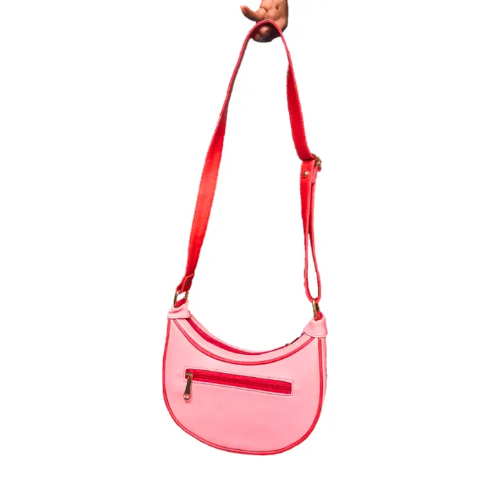 Apple shapes pink sling bag  uploaded by business on 8/8/2023
