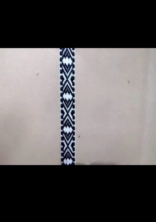 Lace twill tape jhalar uploaded by Mamta tape industries manufacture lace jhalar on 8/8/2023