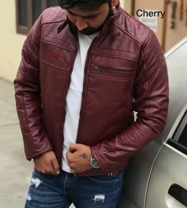Leather jacket uploaded by business on 8/8/2023