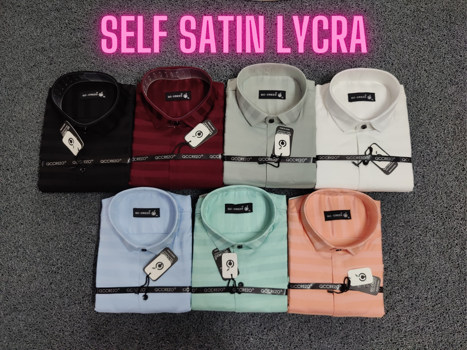 Imported Self satin shirt  uploaded by business on 8/8/2023