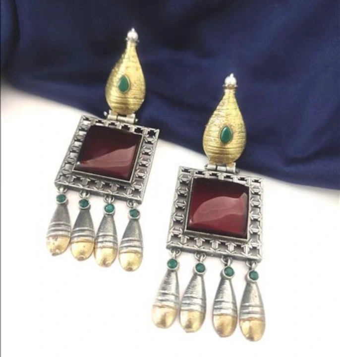 Oxidised earrings with warranty  uploaded by CULTURE on 8/8/2023