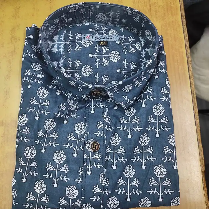 Full selave Jaipuri print shirt  uploaded by Bhatra Handloom on 8/8/2023