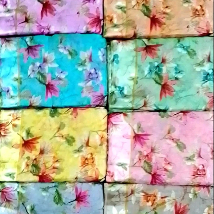 Post image Cotton flower print saree