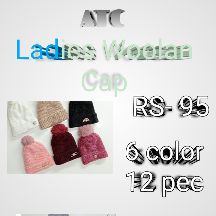 Ladies woolan cap uploaded by business on 8/8/2023