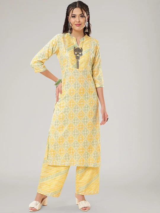 Kurta With Palazzo Set uploaded by Colors of Earth on 8/8/2023