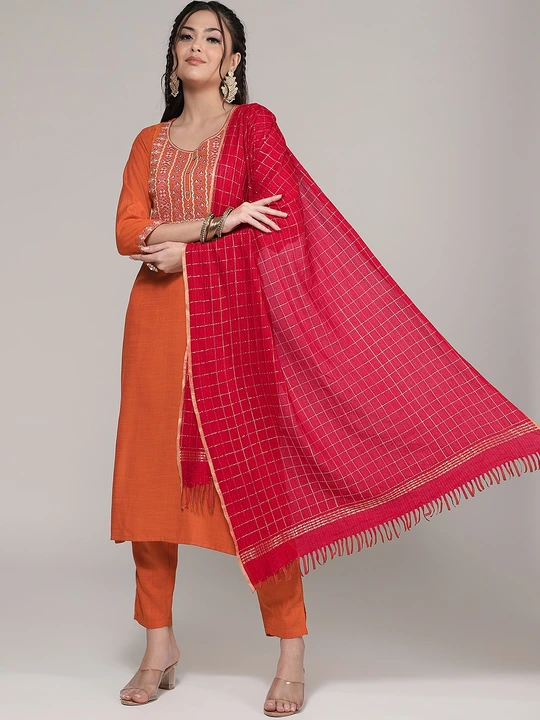 Kurta, Pant With Dupatta Set uploaded by Colors of Earth on 8/8/2023
