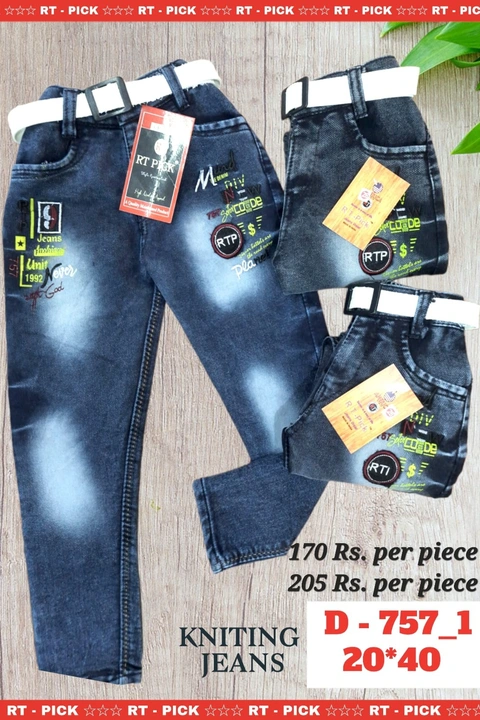Kids Jeans (20×40) uploaded by RISHABH TRADERS on 8/8/2023
