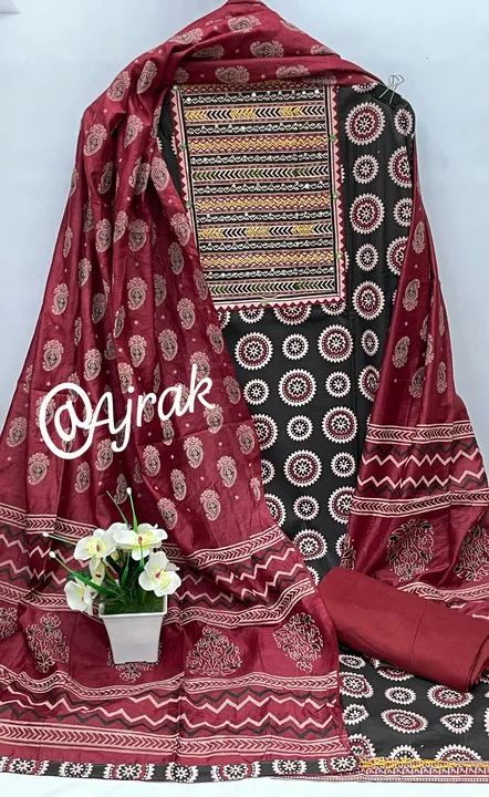 Ajrak cotton  uploaded by Lk fashion on 8/8/2023