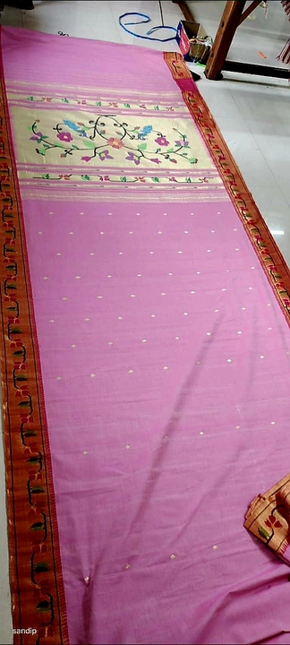 Paithani saree Available original handloom paithan uploaded by business on 8/8/2023