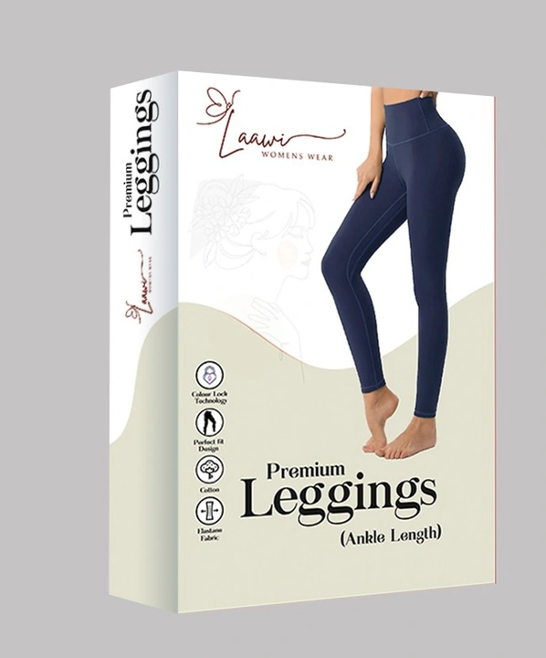 Laawi premium ankle length leggings uploaded by Ev fashion retail and manufacturing on 8/8/2023