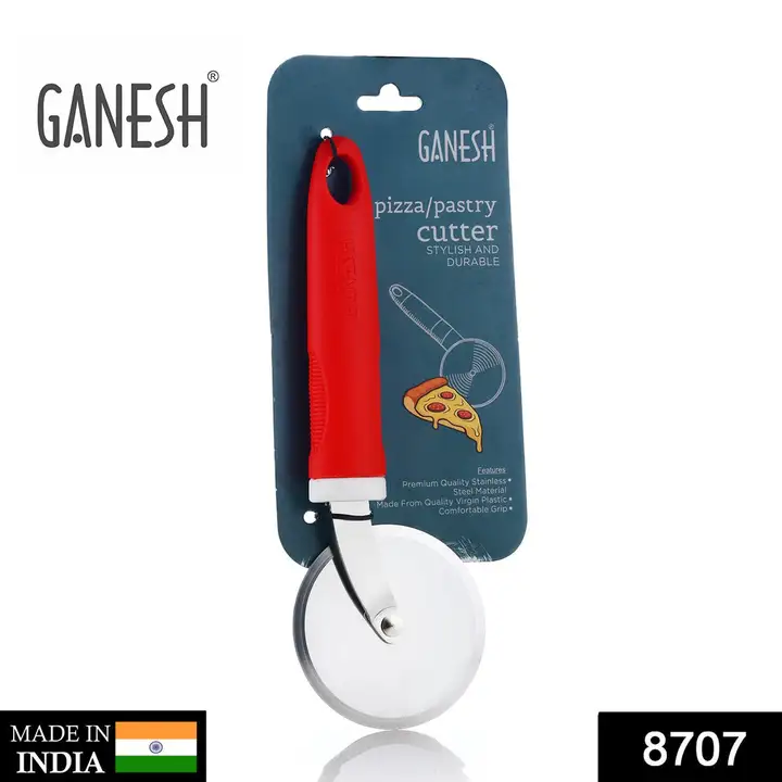 GANESH GANESH PIZZA / PASTRY CUTTER WHEEL PIZZA CUTTER (STAINLESS STEEL)

 uploaded by FASHION FOLDER on 8/8/2023