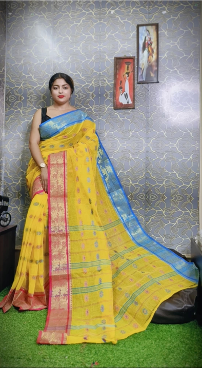Tant saree uploaded by business on 8/8/2023