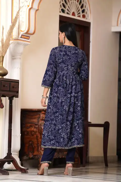 M/38 to XXXL/46, Anarkali Style Kurta Pant Dupatta Set For Women* uploaded by Online Ladies Dresses on 8/8/2023