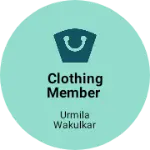 Business logo of Clothing member