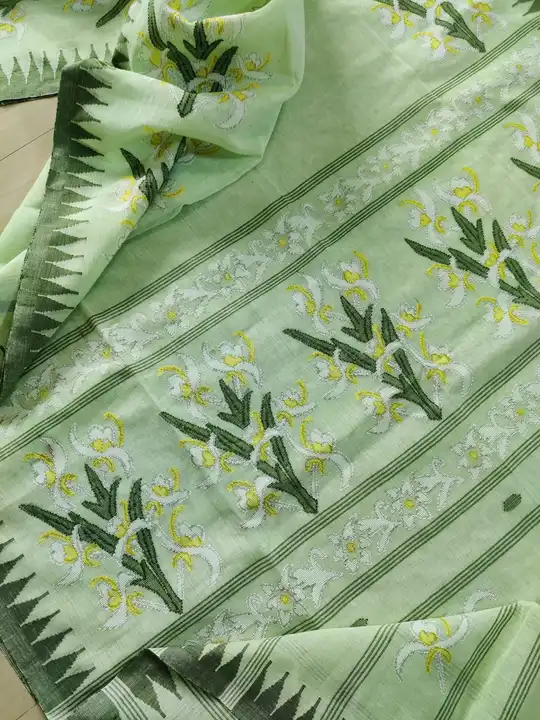 Cotton saree (musrai)  uploaded by Shija collection on 8/9/2023
