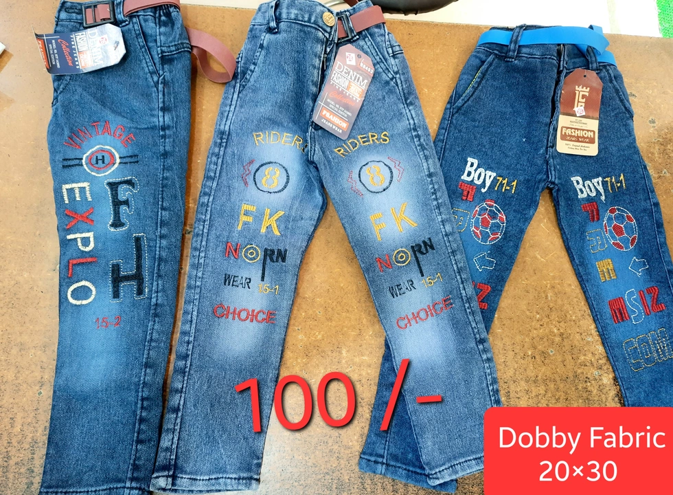 Kids Jeans 20×30 uploaded by RISHABH TRADERS on 8/9/2023