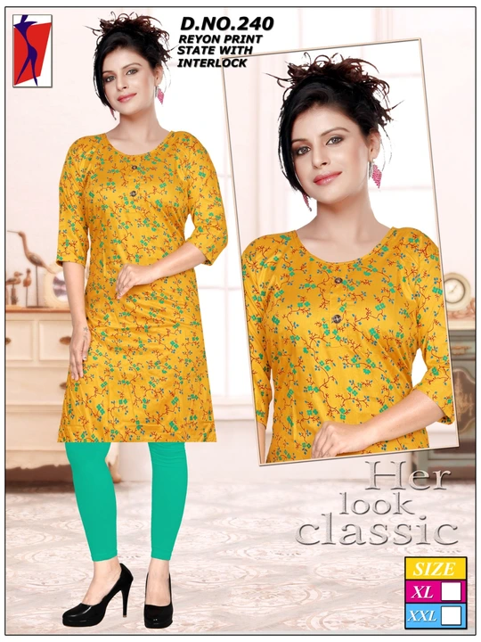 Riyon kurti average quality  uploaded by S. S. Selection on 8/9/2023