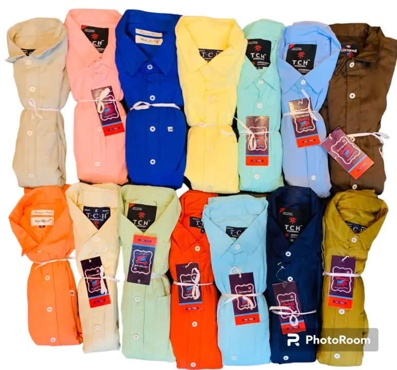 Formal Cotton Plain Shirts uploaded by Hindustan Trading Company on 8/9/2023