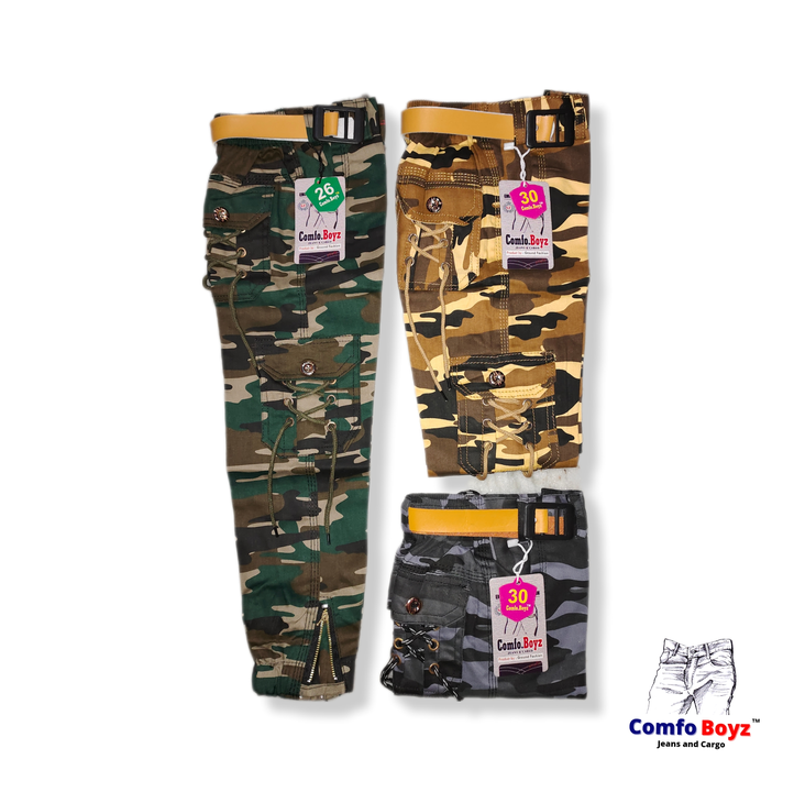 Army Printed Cargo for Kids 20x40 uploaded by business on 8/9/2023