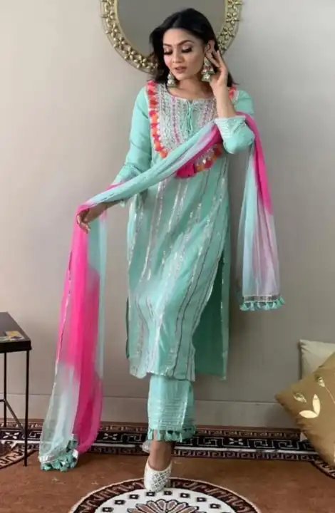 Kurti Pant Duptta  uploaded by business on 8/9/2023