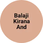 Business logo of Balaji Kirana and Provision Store