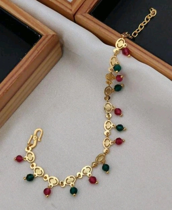 Gold Plated Stone Bracelet  uploaded by business on 8/9/2023