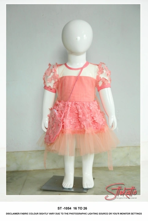 Kids fancy frock with side bag uploaded by business on 8/9/2023